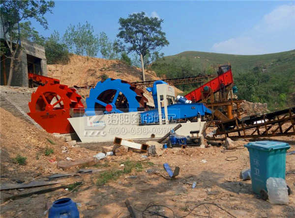 禹州洗砂回收一體機現場