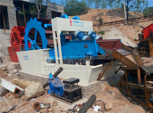 禹州洗砂回收一體機現場